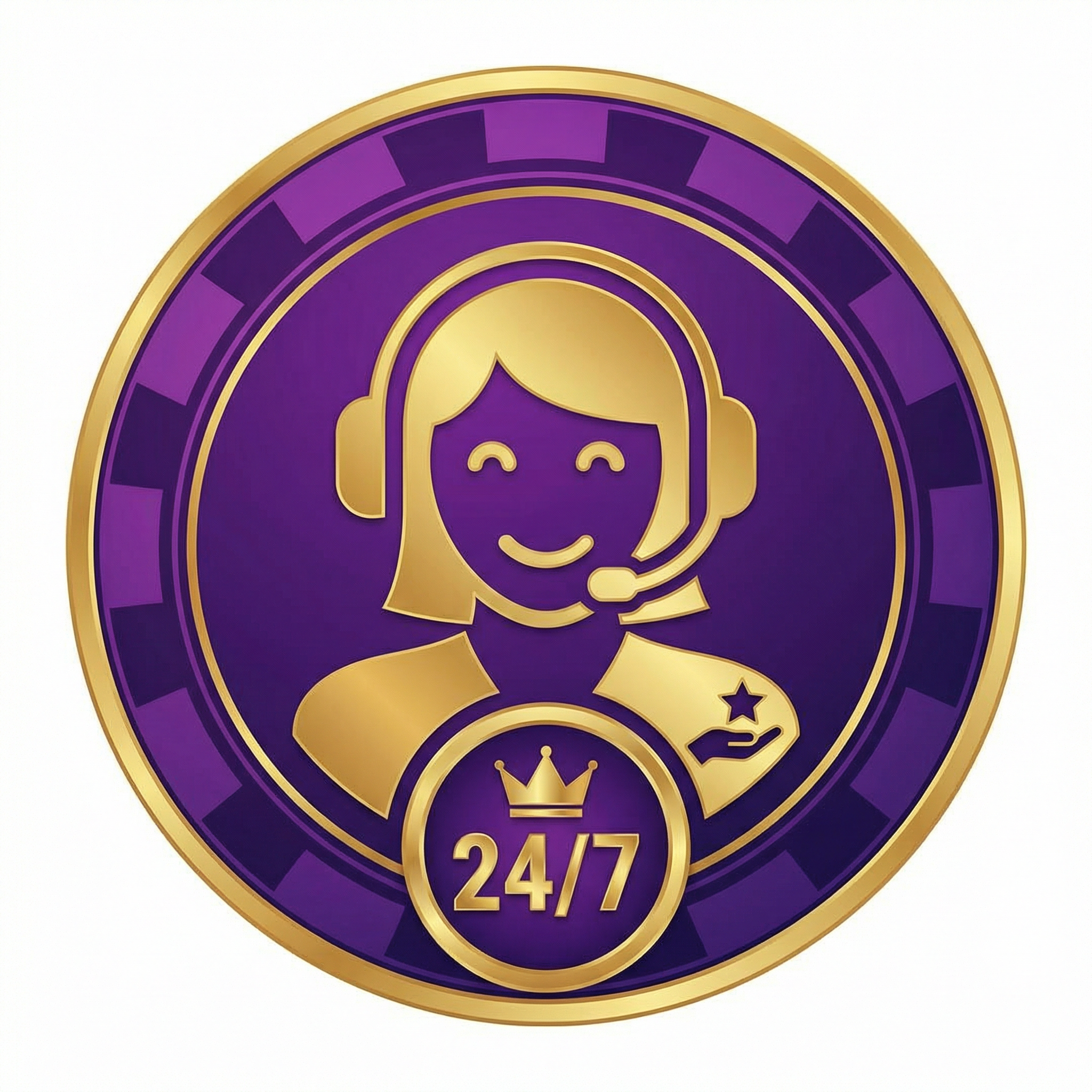 24/7客服支持图标